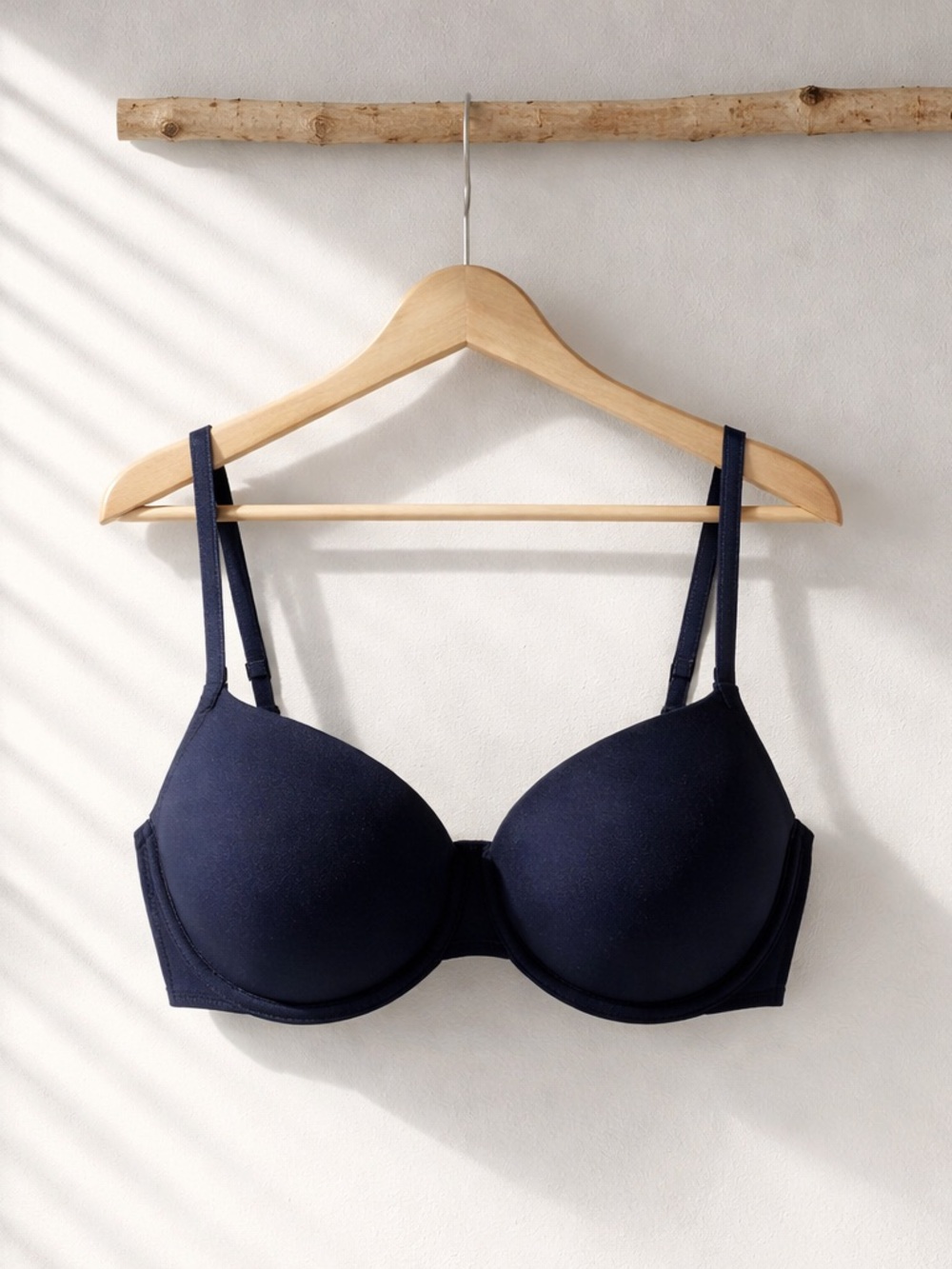 Elegant Midnight Blue Bra | 34E | Cotton | M&S
